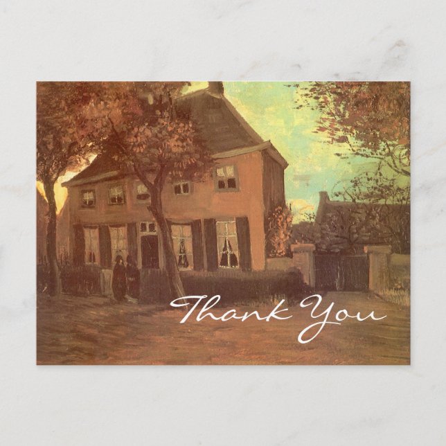 Van Gogh's Vicarage in Nuenen Postkarte (Vorderseite)