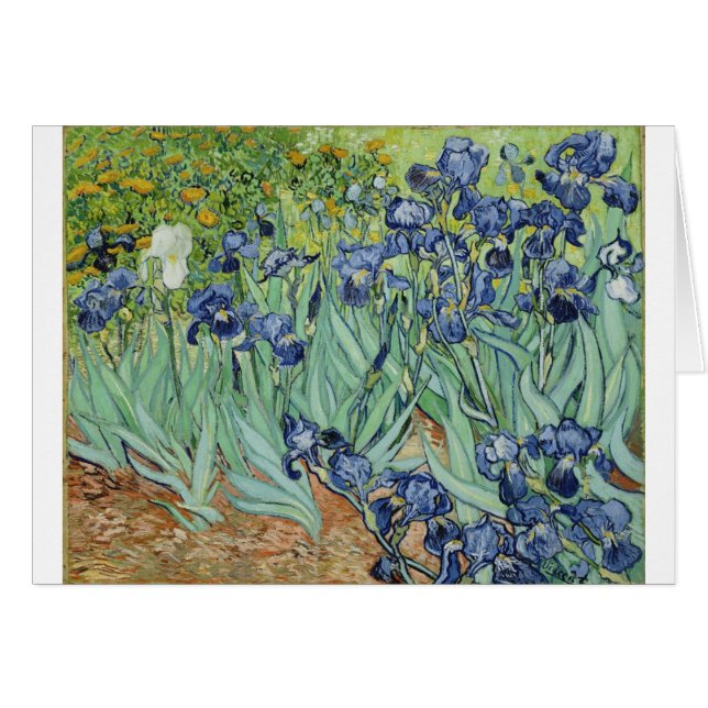 Van- GoghStillleben: Vase mit Iris (Vorderseite (Horizontal))