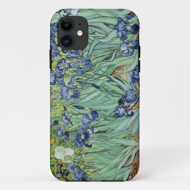 Van- GoghStillleben: Vase mit Iris Case-Mate iPhone Hülle (Rückseite)