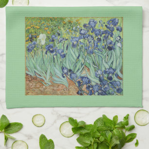 Van- GoghStillleben: Vase mit Iris Küchentuch