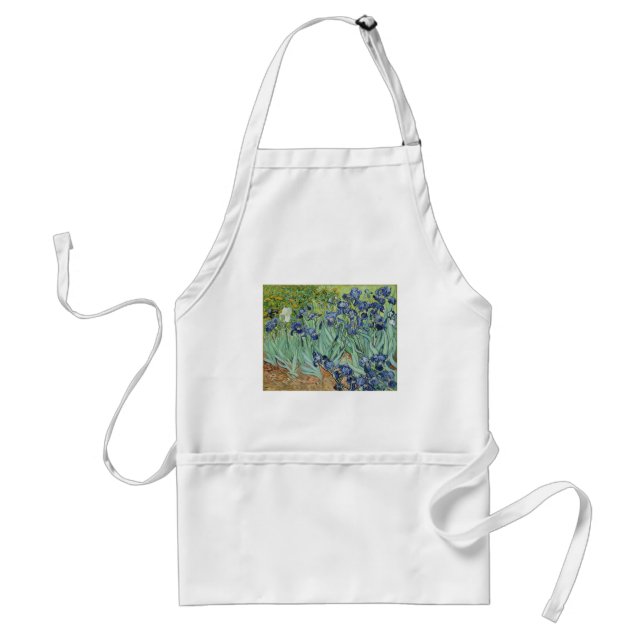 Van- GoghStillleben: Vase mit Iris Schürze (Vorne)