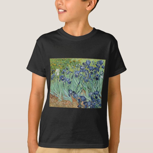 Van- GoghStillleben: Vase mit Iris T-Shirt (Vorderseite)