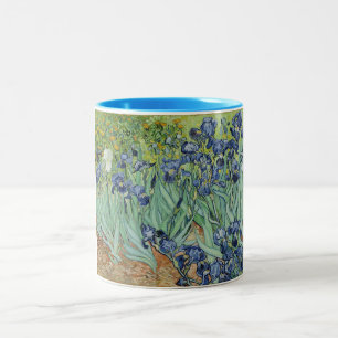 Van- GoghStillleben: Vase mit Iris Zweifarbige Tasse