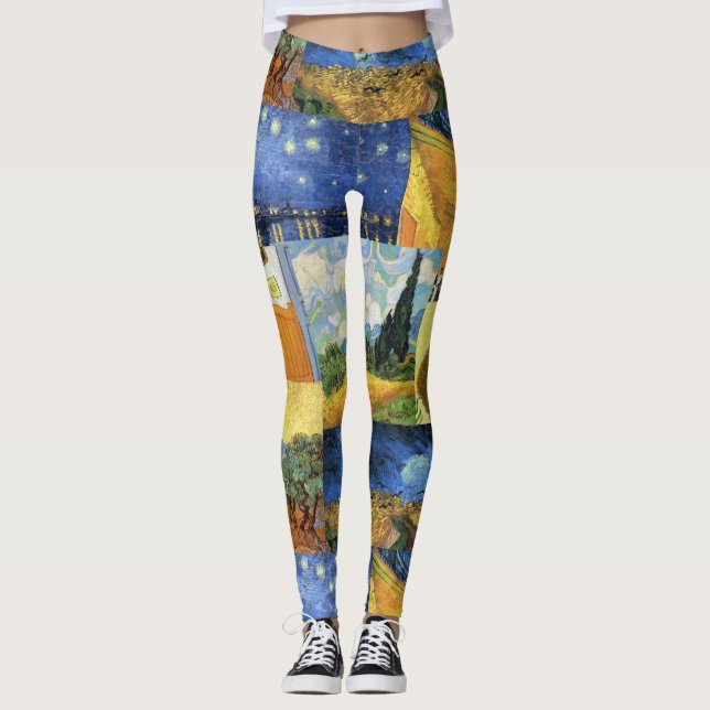 Van Goghtraummalerei-Kunst-Leggings Leggings (Vorderseite)