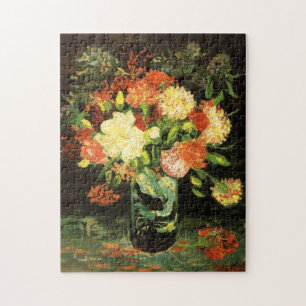 Van- GoghVase mit Gartennelken-Puzzlespiel Puzzle