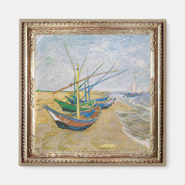 Van Gough Fishing Boote Masterpiece Magnet