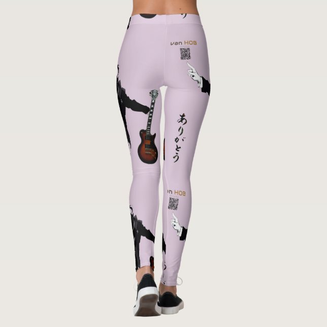 van HOB, leggings, Guitar Fan Leggings (Rückseite)