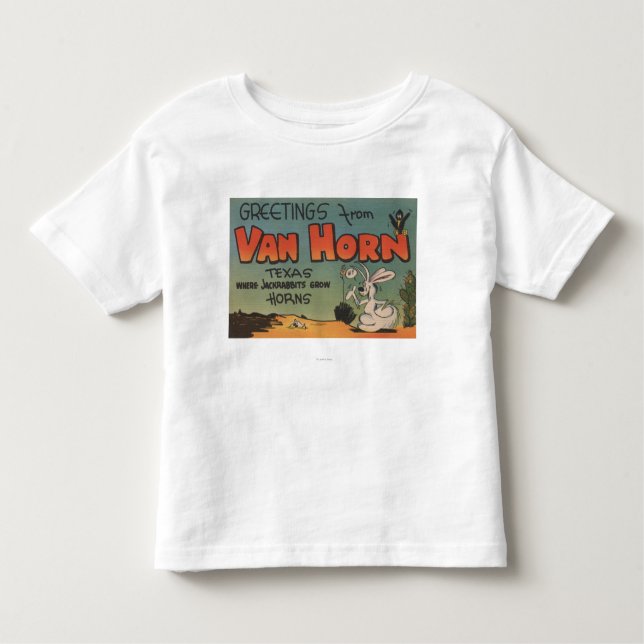 Van Horn, Texas (Hase u. Krähe) Kleinkind T-shirt (Vorderseite)