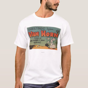 Van Horn, Texas (Hase u. Krähe) T-Shirt