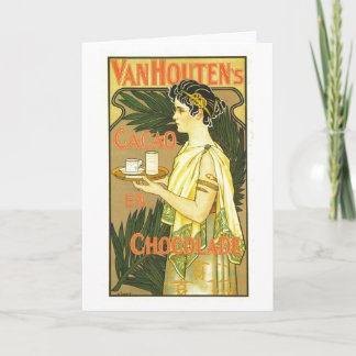 Van Houtens Cacao en Chocolade 1899 Karte
