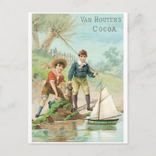 Van Houtens Kakao Postkarte