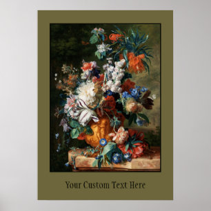 Van Huysum’s Bouquet of Flowers individuelles Post Poster