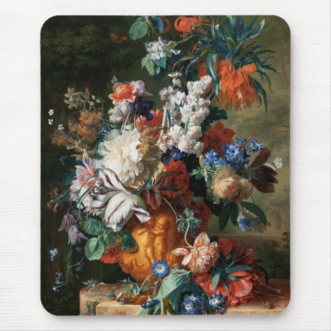 Van Huysums Bouquet der Blume-Mousepad Mousepad (Vorne)