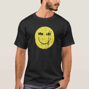Van Leben Glücklicher Camper Van Camping Reise Nom T-Shirt