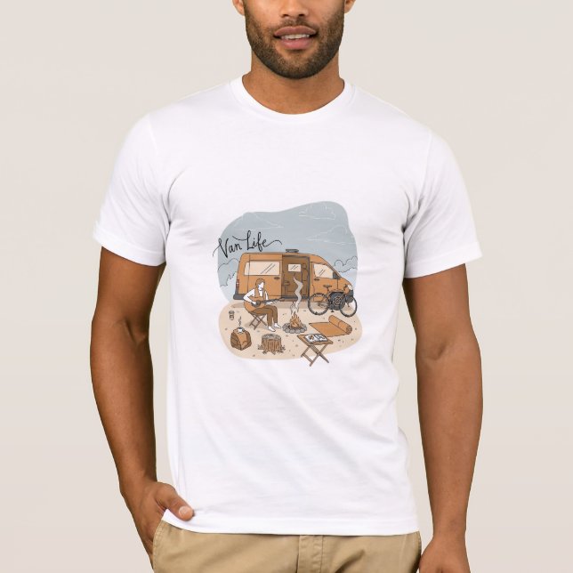 Van Life Adventure T-Shirt (Vorderseite)