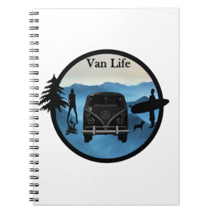 Van Life and adventure Notizblock