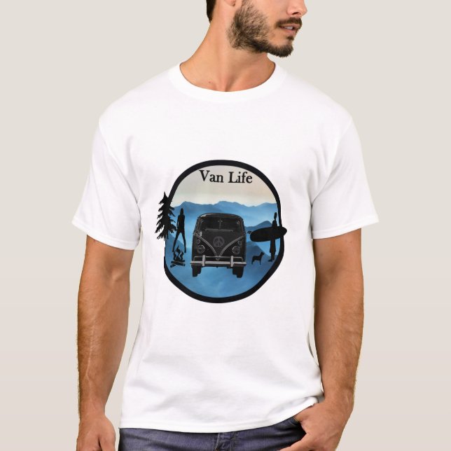 Van Life and adventure T-Shirt (Vorderseite)