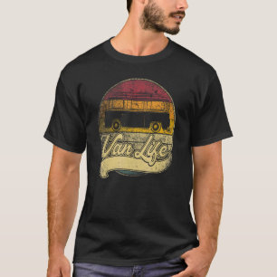 Van Life Camper Lager Retro 70er 80er Vintag Rv Ca T-Shirt