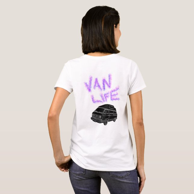 Van Life Camper van T-Shirt (Schwarz voll)