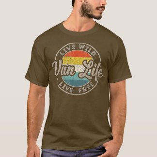 Van Life Clothing Retro Vintag Van Dwellers Vanli T-Shirt