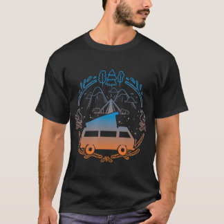 Van Life Design - Vanagon Van Bus Dipper Campfire T-Shirt