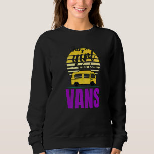 Van Life Sun Surfer Girl Vanlife Nur ein Mädchen Sweatshirt