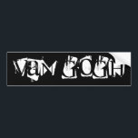 Van names travel Camping word van gogh go Autoaufkleber<br><div class="desc">Autoaufkleber für die Van-Reise-Camper und ihre künstlerisch angepassten Lieferwagen.. eine tolle Möglichkeit, 70 Grad zu jagen! Creative word play van gogh ~ van go. Mit der Option "Anpassen" können Sie die Hintergrundfarbe und die Farbe des Schriftartes so ändern, dass es sich perfekt mit Ihrem Lieferwagen verbindet!! ****Genießen Sie das Leben...</div>