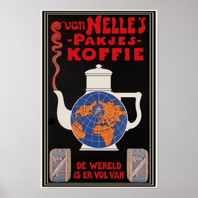 Van Nelle's Coffee Poster (Vorne)