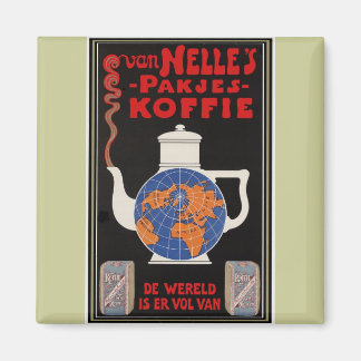 Van Nelle's Coffee - Vintage Werbung Magnet