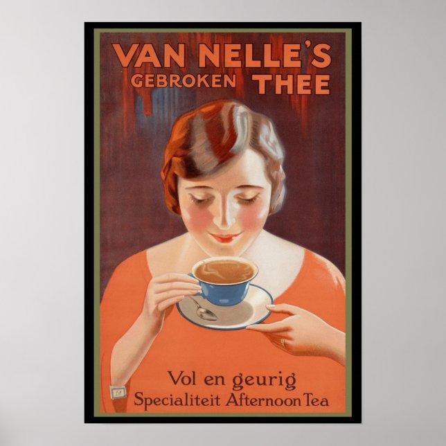 Van Nelles Tea Advertising Poster (Vorne)