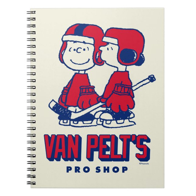 Van Pelts Hockey Club Pro Shop Muster Notizblock (Vorderseite)