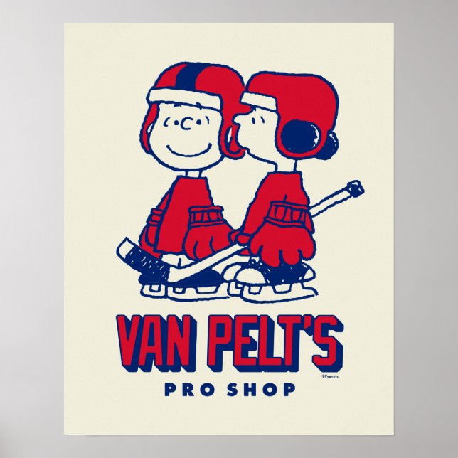 Van Pelts Hockey Club Pro Shop Muster Poster (Vorne)