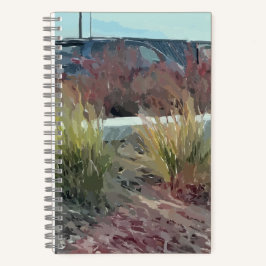 Van & Pflanze-Notebook Notizbuch