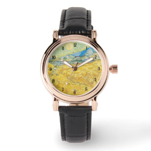Van Wheat Field Art Lover - Geschenk und Kultur Armbanduhr