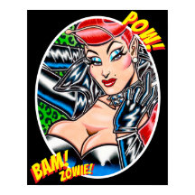 Vana DeVinyl™/Bikerjacke/Bam! Poster