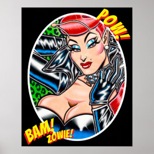 Vana DeVinyl™/Bikerjacke/Bam! Poster