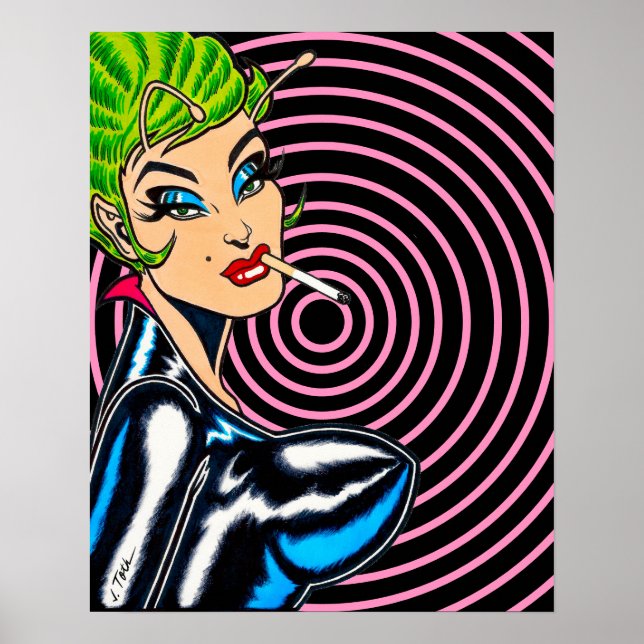 Vana DeVinyl™/Cosmic Swirl Poster (Vorne)