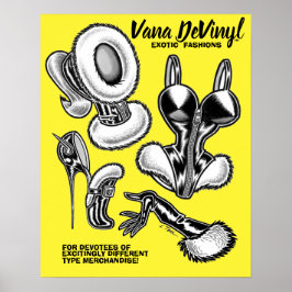 Vana DeVinyl™/Exotische Mode Poster