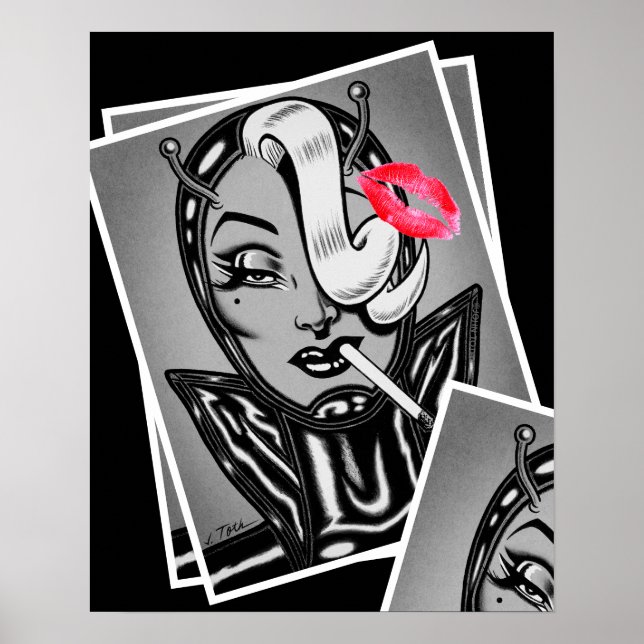 Vana DeVinyl™: Neo Noir/Kuss Poster (Vorne)