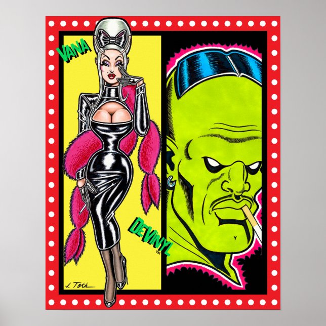 Vana DeVinyl™/Smitten Poster (Vorne)