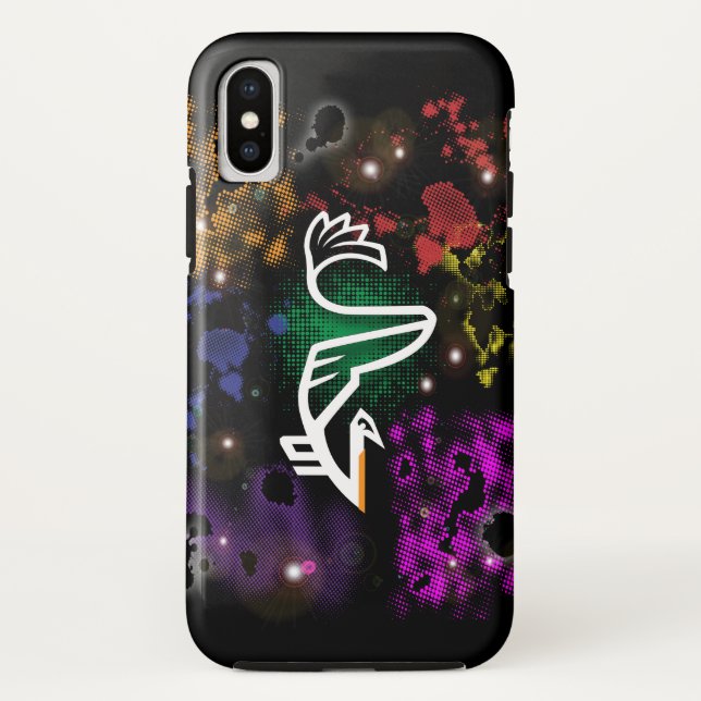 VanBird prismatisch Case-Mate iPhone Hülle (Rückseite)