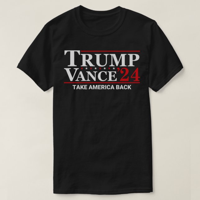 Vance 2024: Amerika zurück T-Shirt (Design vorne)