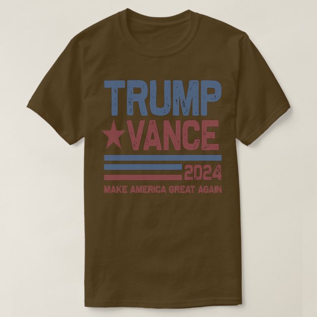 Vance 2024 Retro JD Vance T-Shirt (Design vorne)