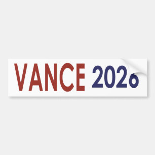 Vance 2026 autoaufkleber