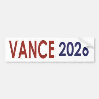Vance 2026 autoaufkleber