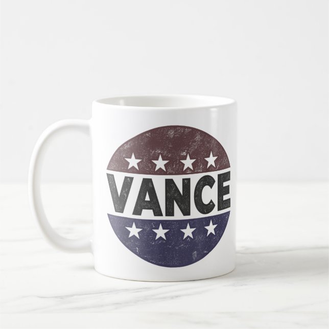 Vance 2028 JD Vance Präsident 2028 Kaffeetasse (Links)