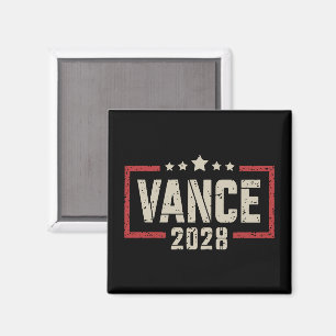 Vance 2028 Präsidentschaftswahlkampagne unter US-F Magnet