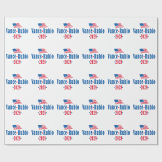 Vance Rubio 2028 (flag) Geschenkpapier