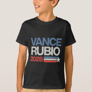 Vance Rubio 2028 Präsident Jd Vance Marco Rubio US T-Shirt