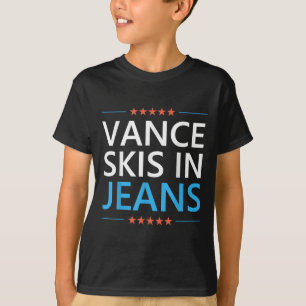 Vance Skis in Jeans Funny Ski JD Vance Ski Quot T-Shirt